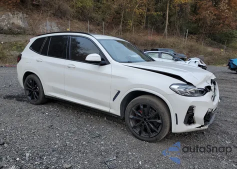 2022 BMW X3 xDrive30I из США, поврежденный, VIN 5UX53DP08N9L16256